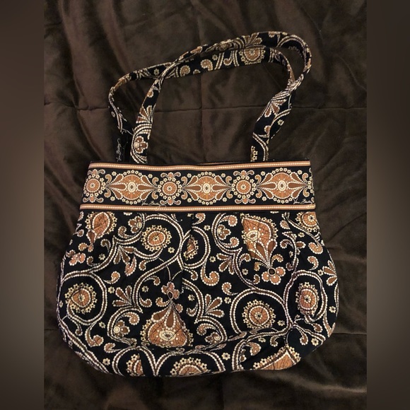 Vera Bradley Handbags - 🎇🎆3for$9 NWOT Vera Bradley bag- black and brown- 10x13